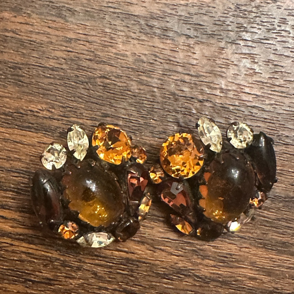 Vintage Earrings marked Pat Pend